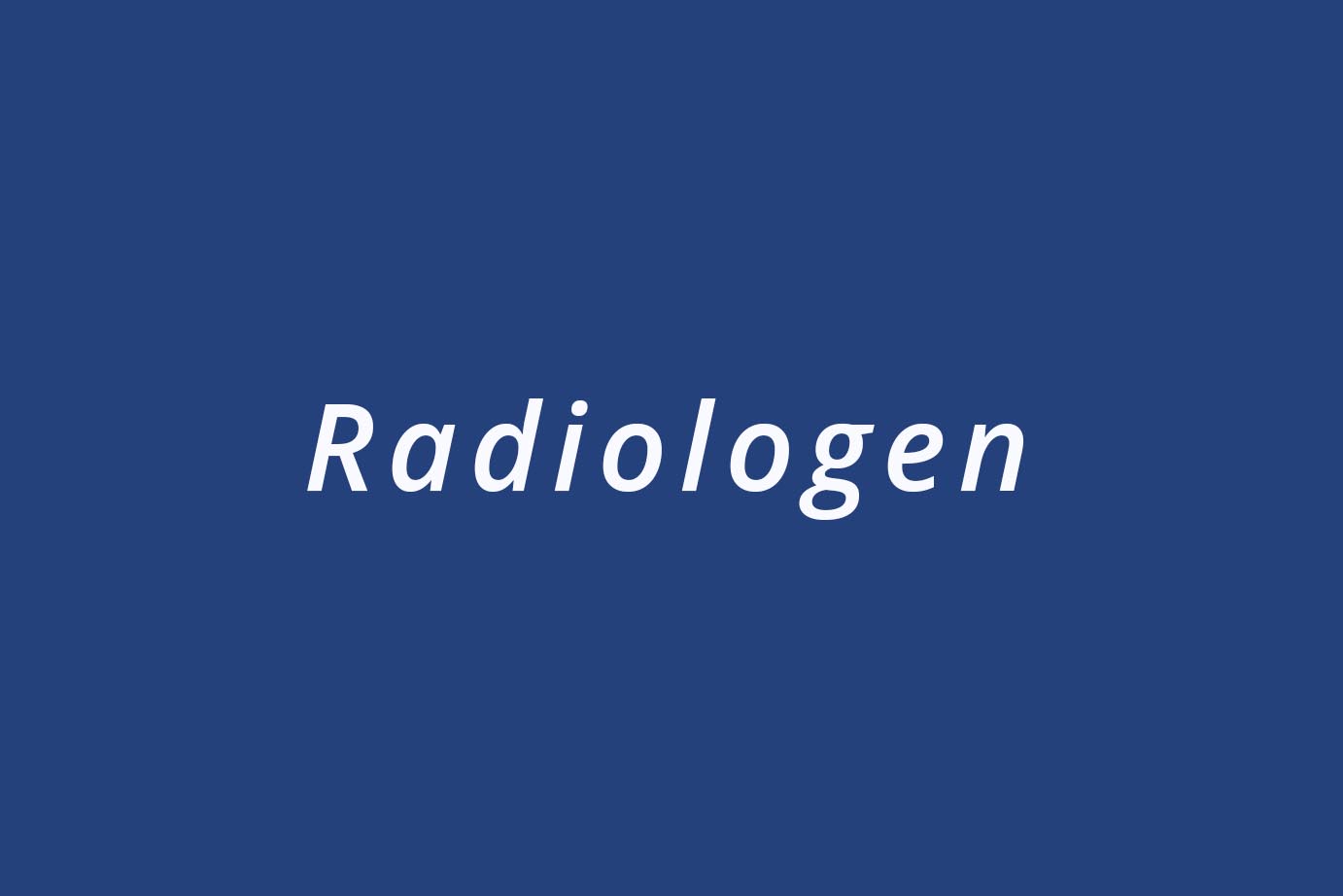 Radiologen